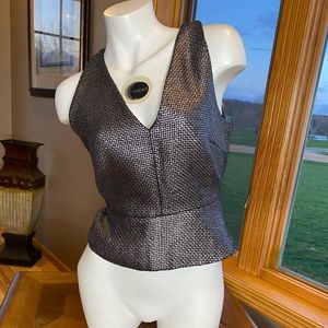 🤎🤍🖤 Banana Republic Peplum Top🤎🤍🖤